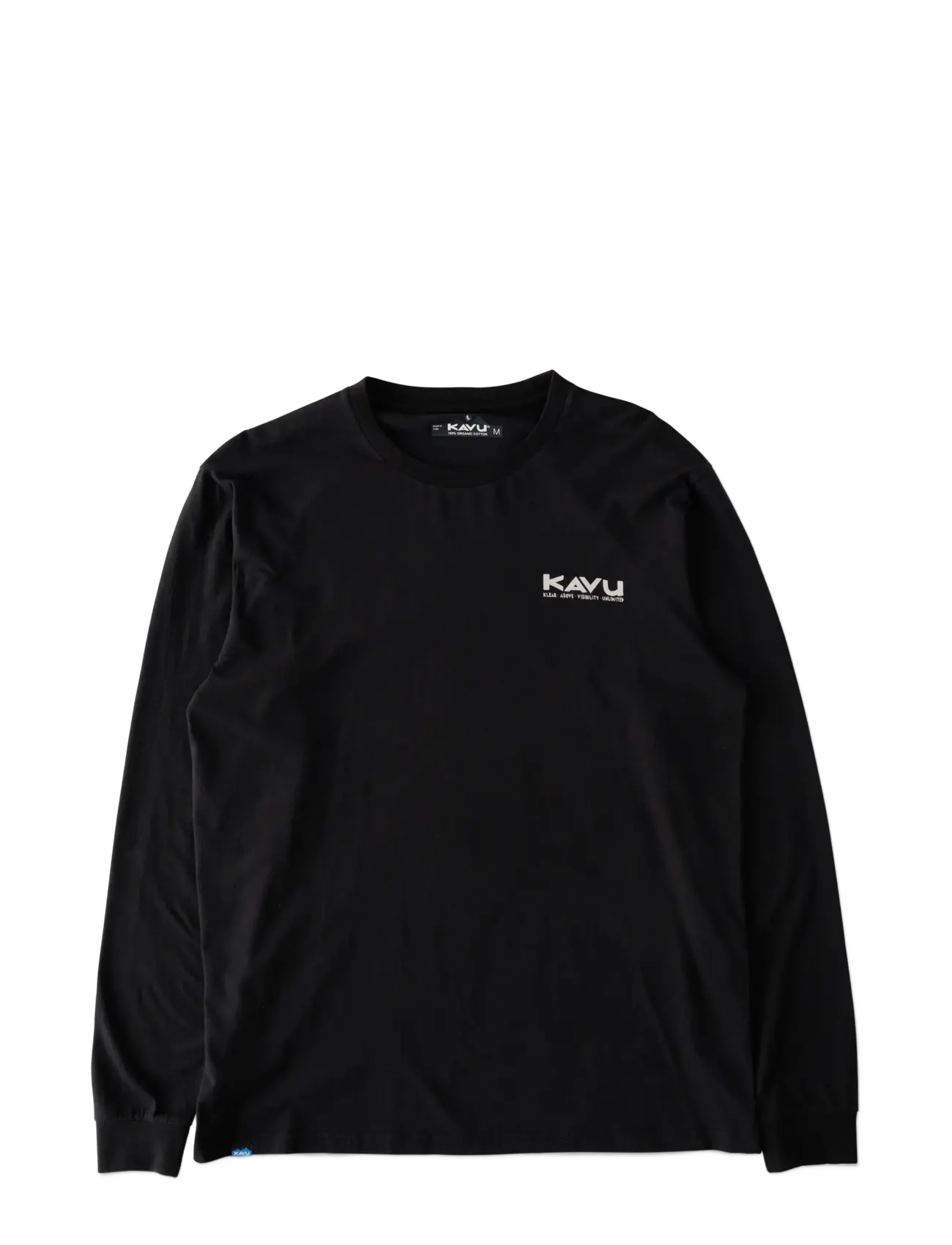 KAVU Ls Etch Art Schwarz - M - Herren