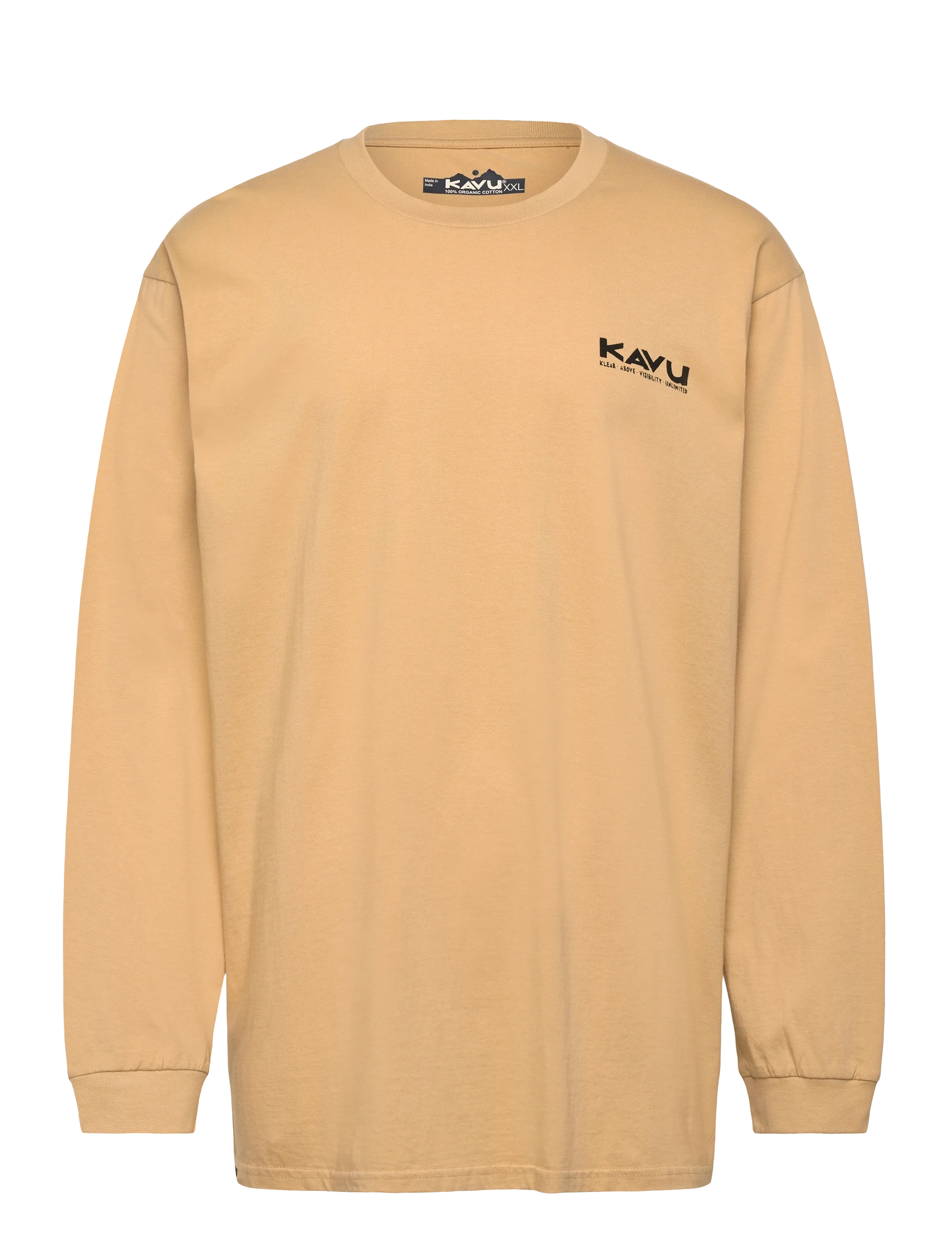 KAVU Ls Etch Art Beige - XXL - Herren