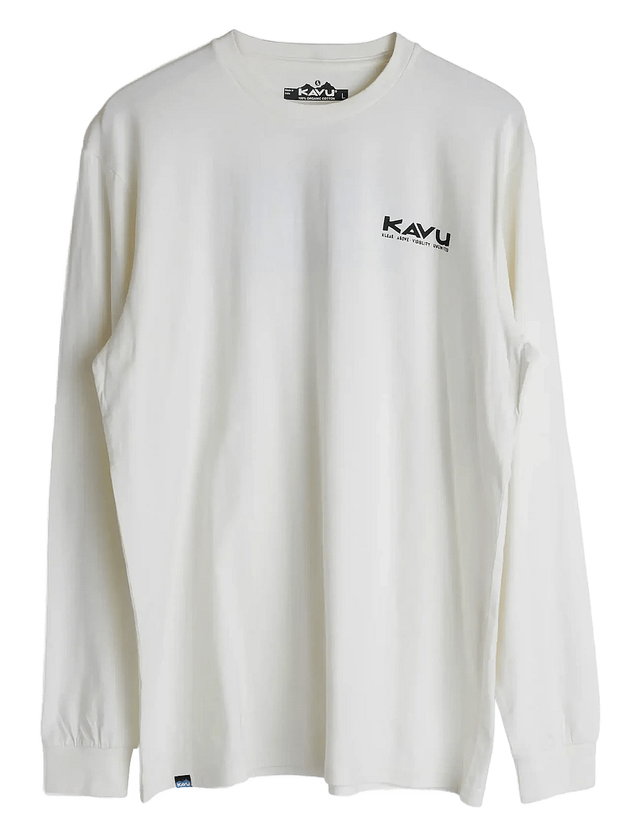 KAVU - LS Etch Art - langärmelige t-shirts - off white - 0