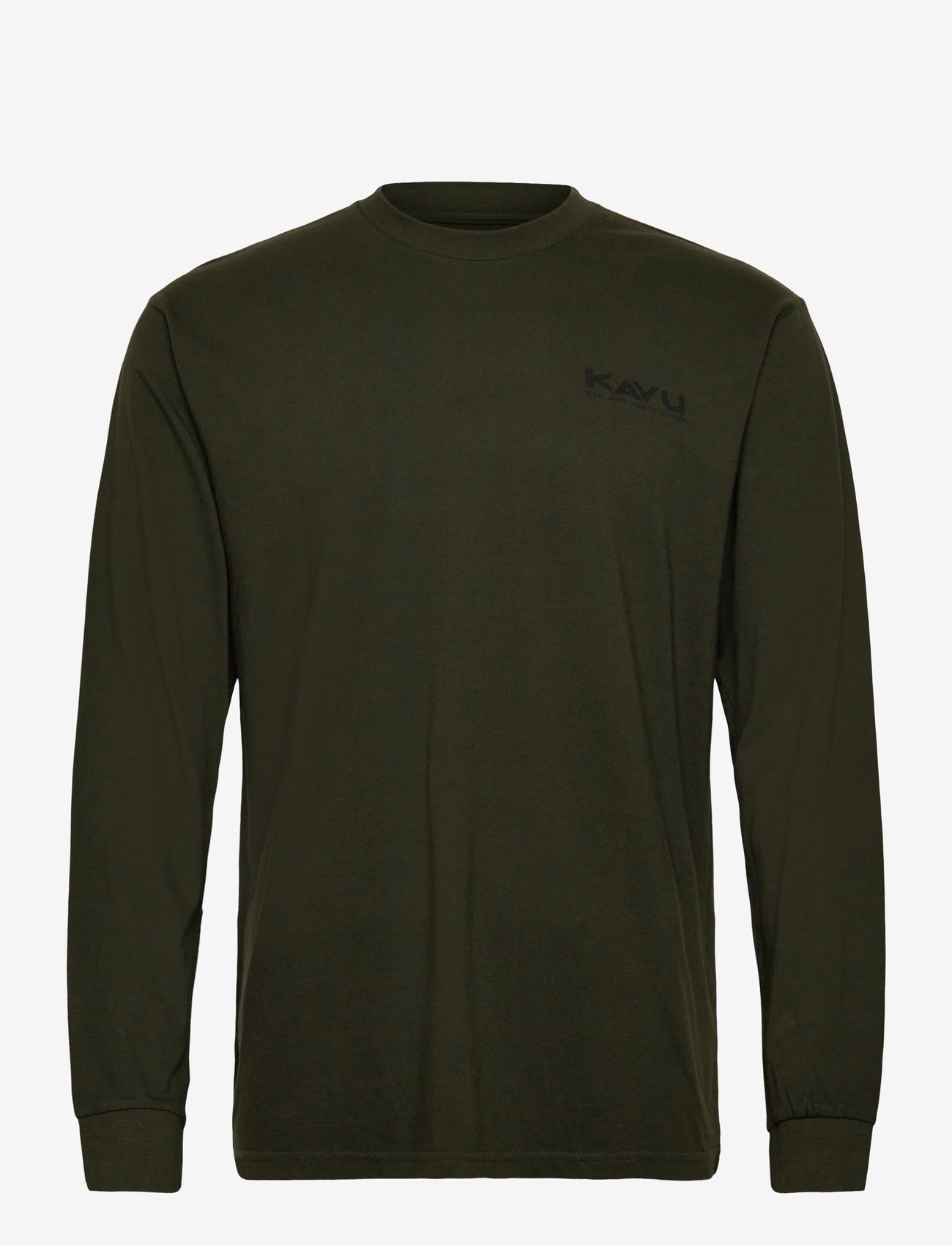 KAVU - LS Etch Art - långärmade t-shirts - rosin - 0