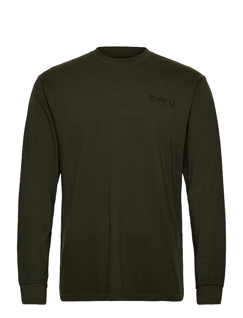 KAVU - LS Etch Art - långärmade t-shirts - rosin - 0