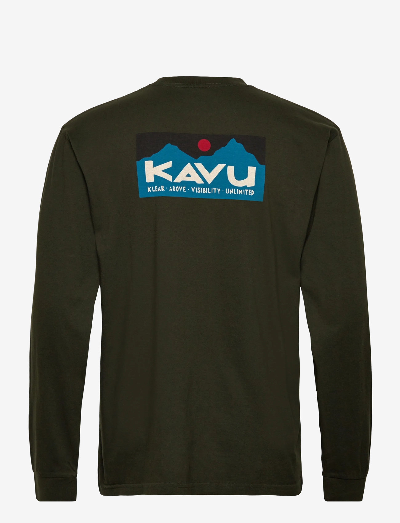 KAVU - LS Etch Art - långärmade t-shirts - rosin - 1