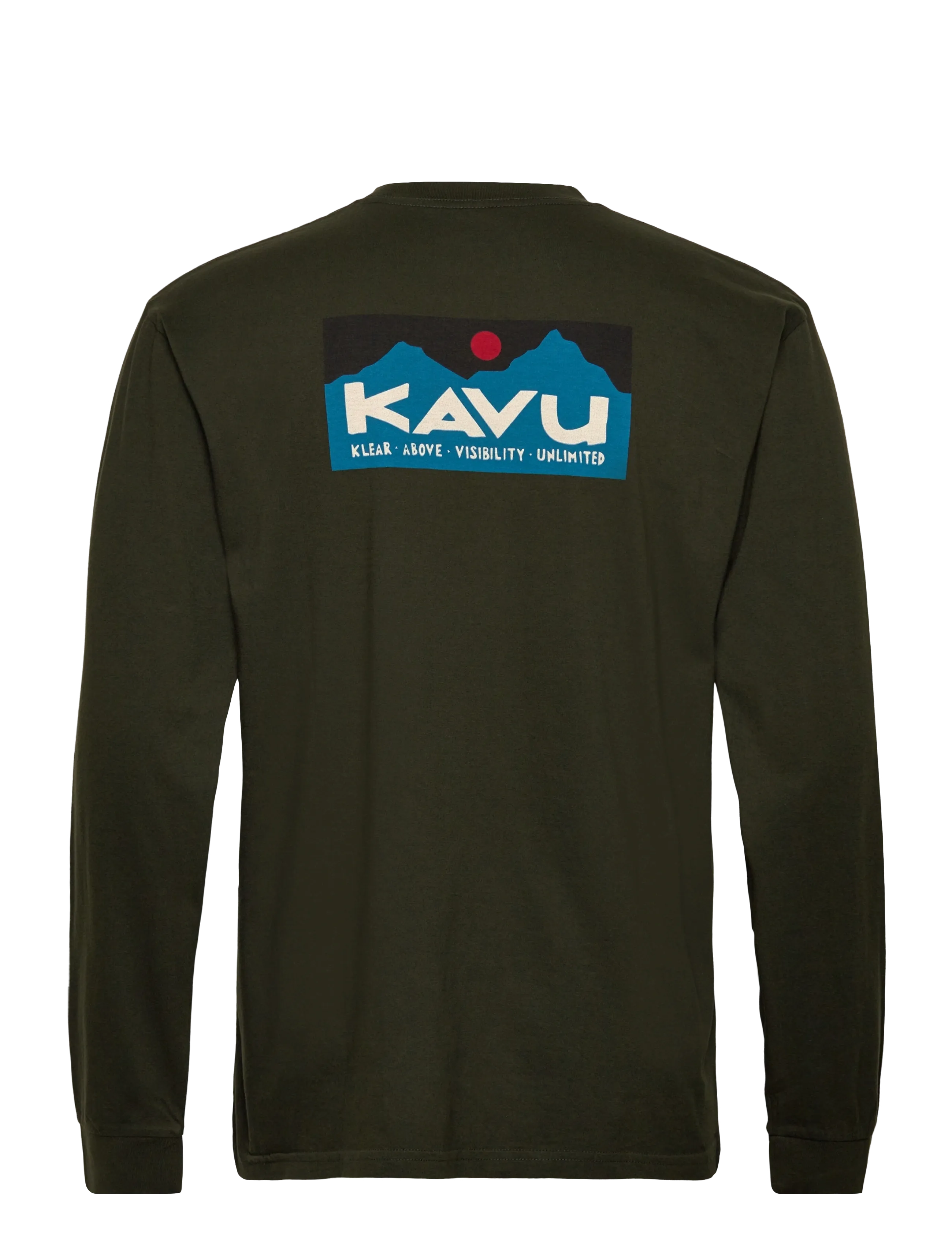 KAVU - LS Etch Art - long-sleeved t-shirts - rosin - 1