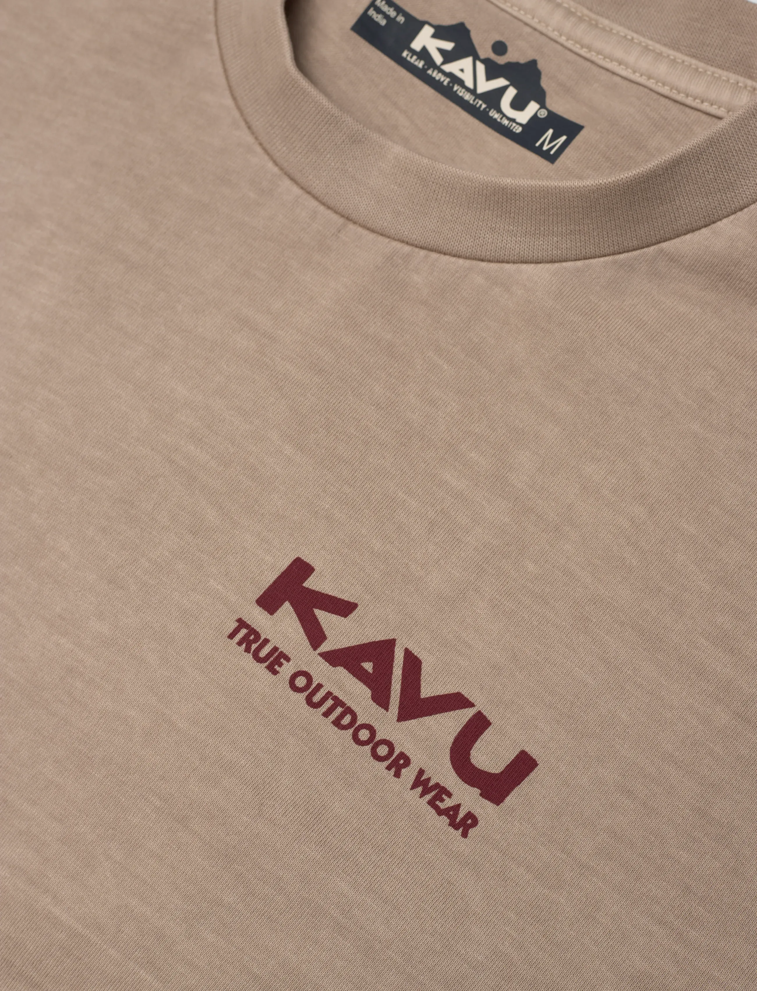 KAVU - Salmon - short-sleeved t-shirts - buff - 2