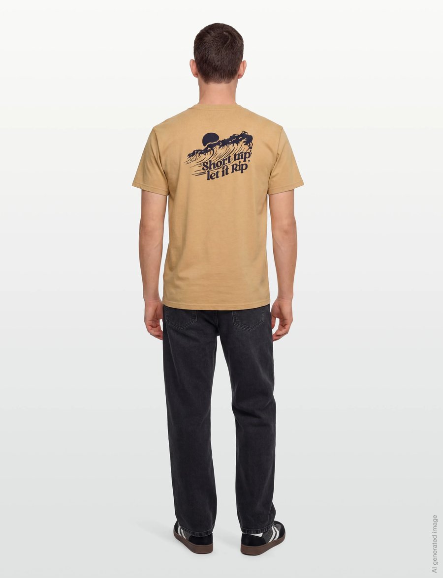 KAVU - Let It Rip - lühikeste varrukatega t-särgid - classic beige - 4