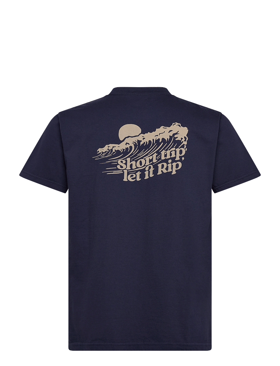 KAVU - Let It Rip - lühikeste varrukatega t-särgid - nautical navy - 2