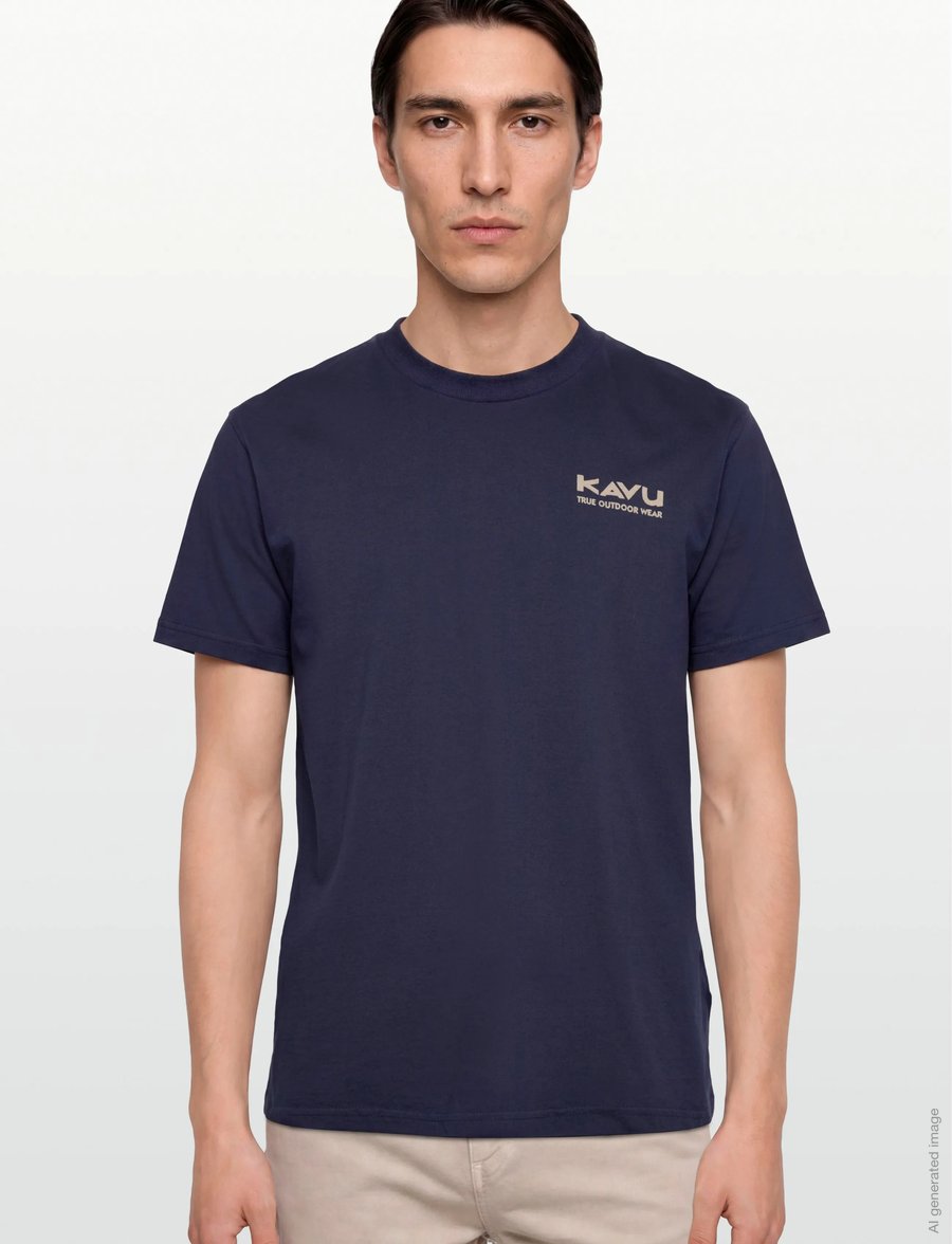 KAVU - Let It Rip - lühikeste varrukatega t-särgid - nautical navy - 3