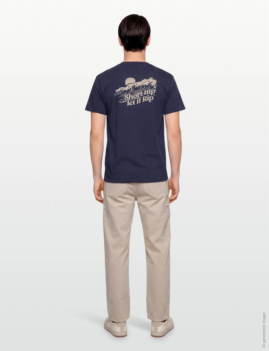 KAVU - Let It Rip - lühikeste varrukatega t-särgid - nautical navy - 4