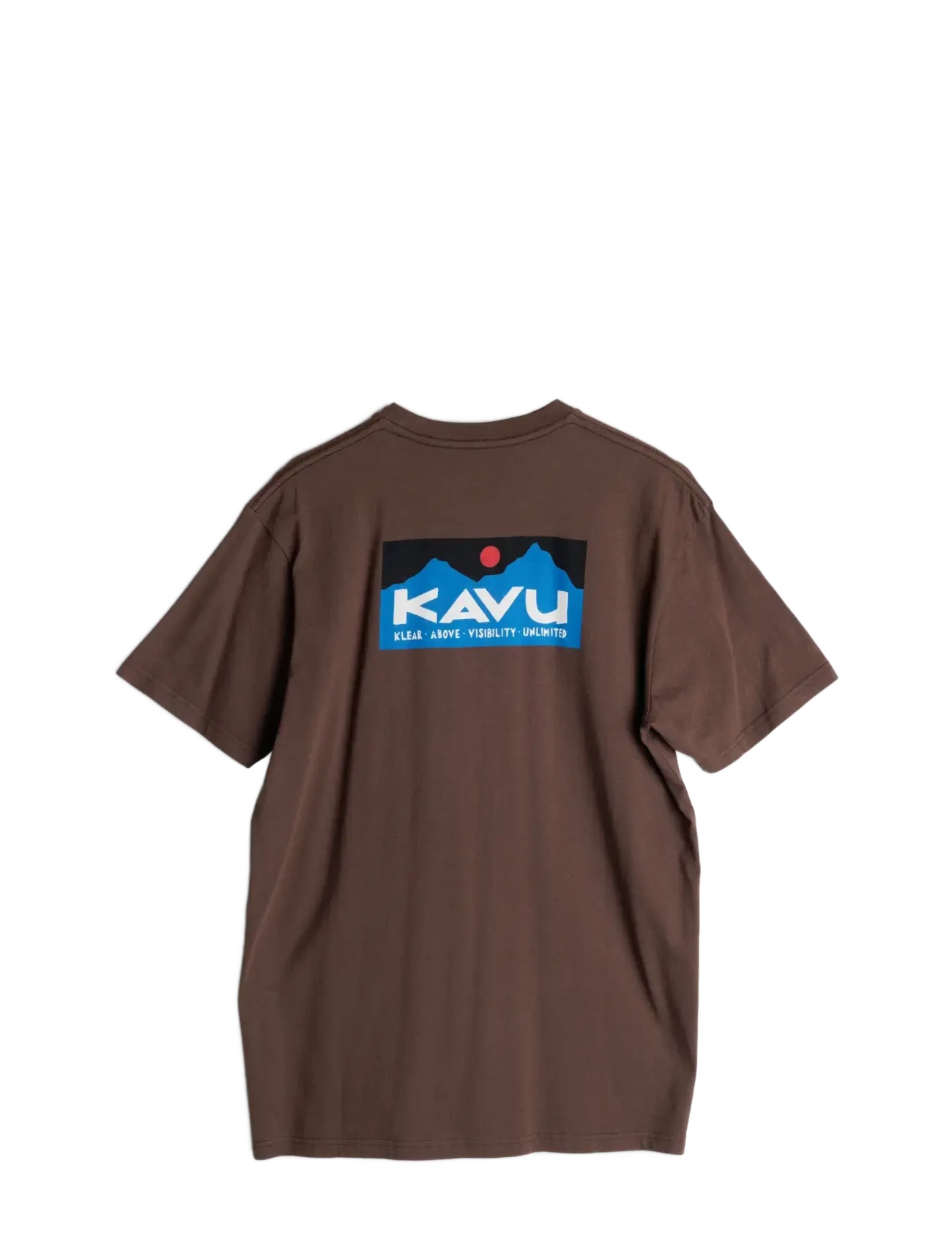 KAVU Klear Above Etch Art - T-shirts - OFF WHITE / brown