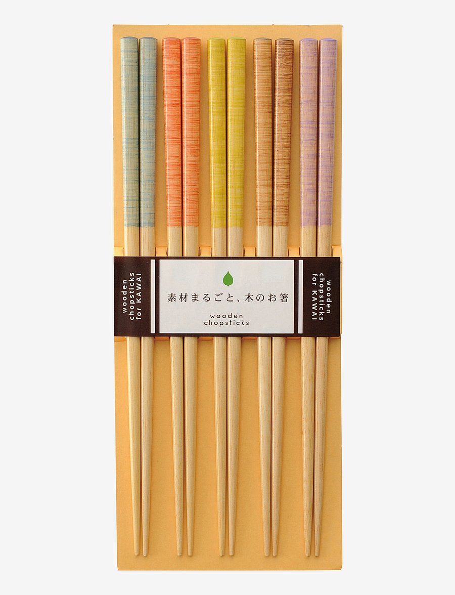 Kawai - Kawai chop sticks Brush - eßstäbchen - brown - 0