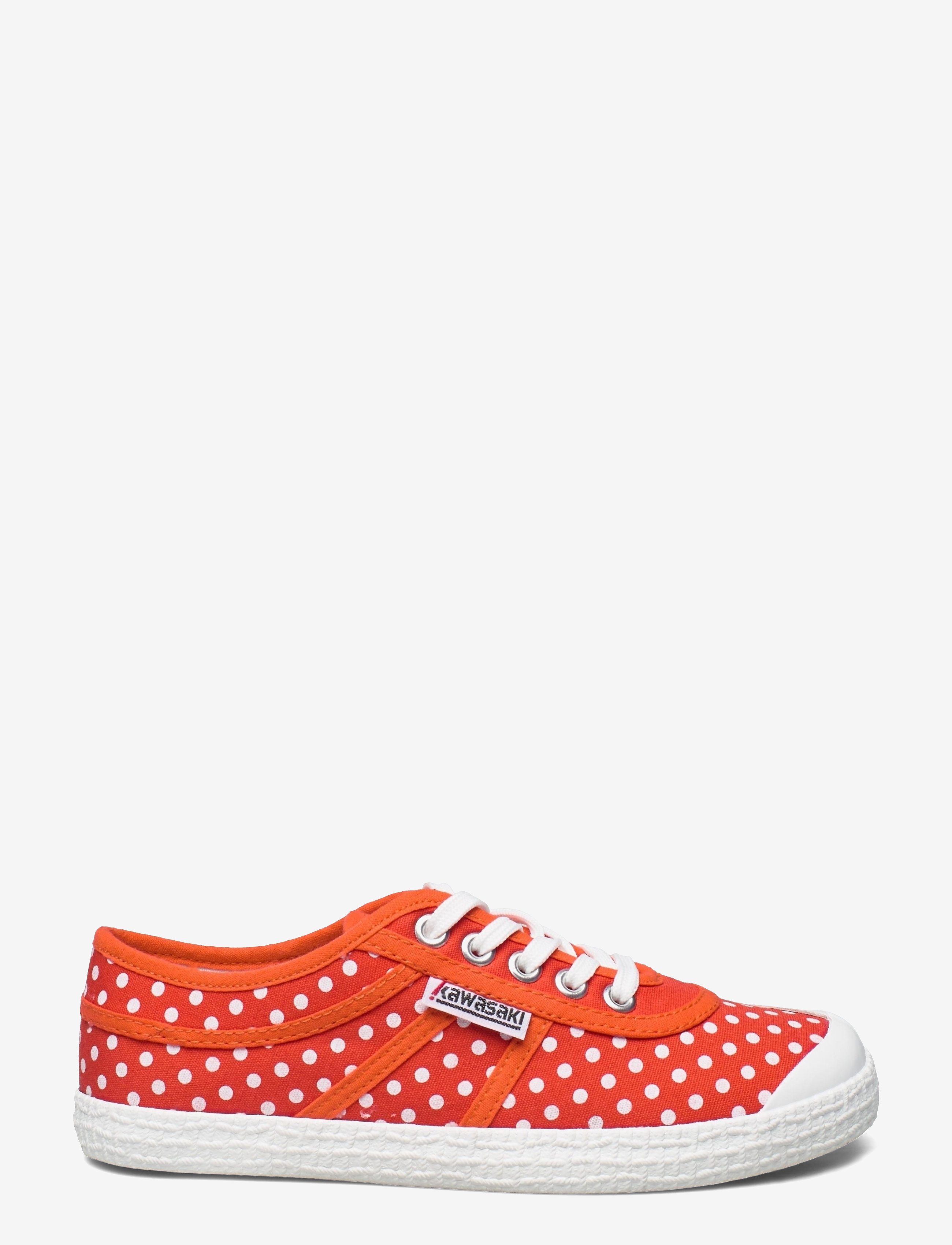 Kawasaki - Kawasaki Polka Canvas Shoe - laveste priser - red - 1