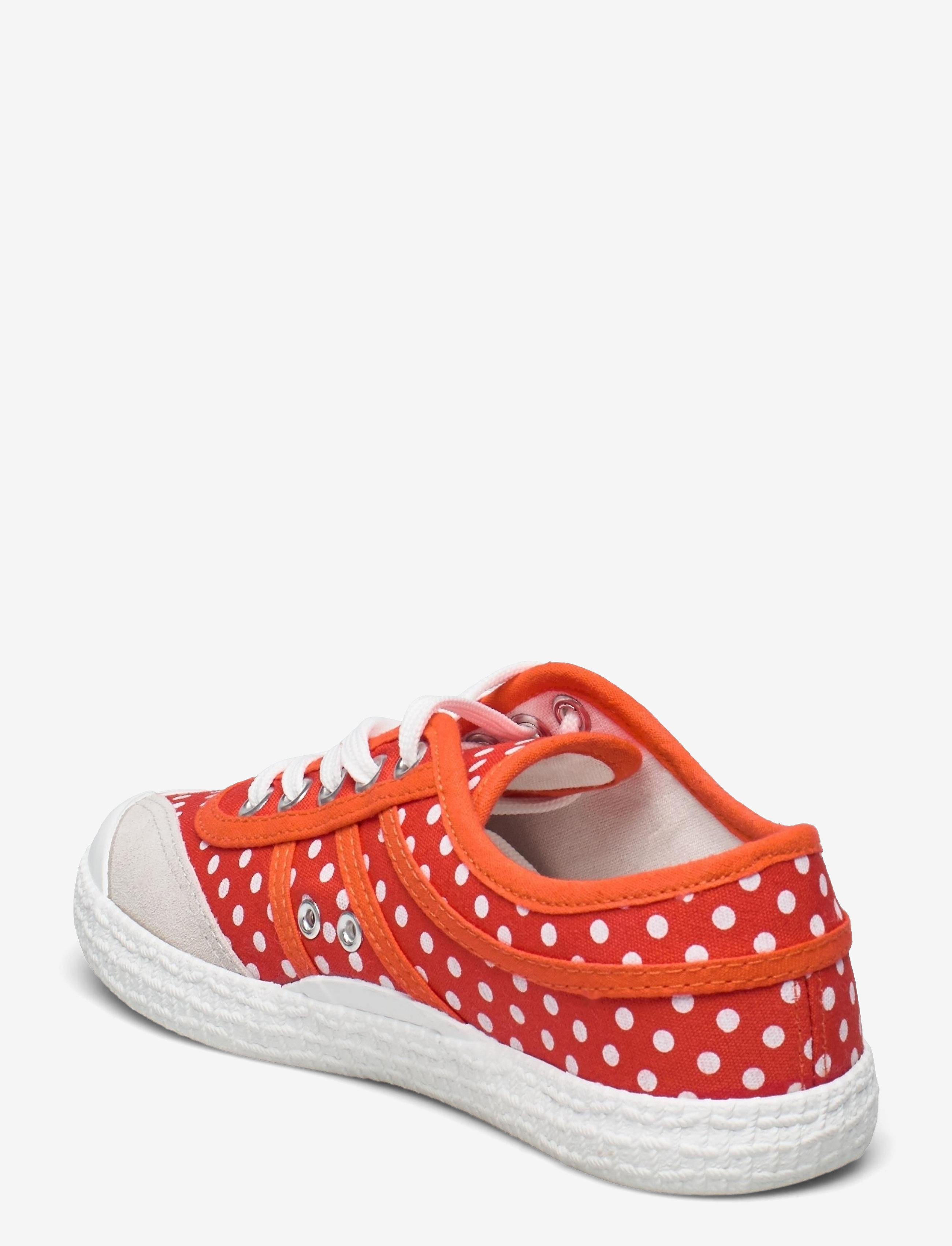 Kawasaki - Kawasaki Polka Canvas Shoe - laveste priser - red - 2