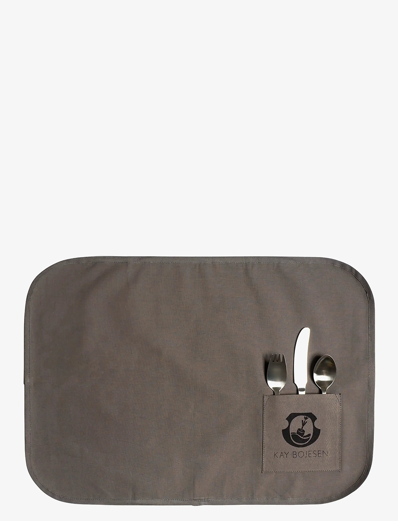 Kay Bojesen - Placemat, grey, cotton, - platzdeckchen - grey - 0