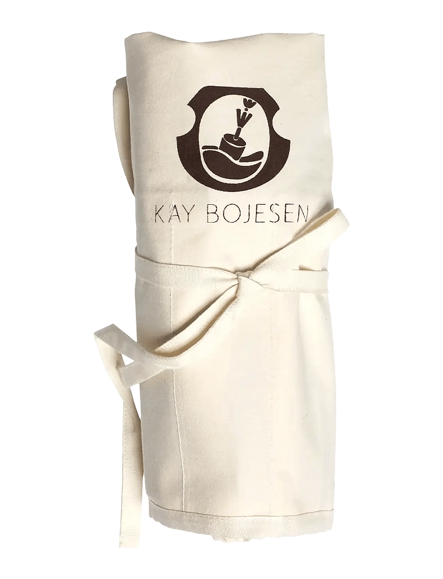 Kay Bojesen - Canvas cutlery pouch, 16 pieces, white, cotton, - white - 0