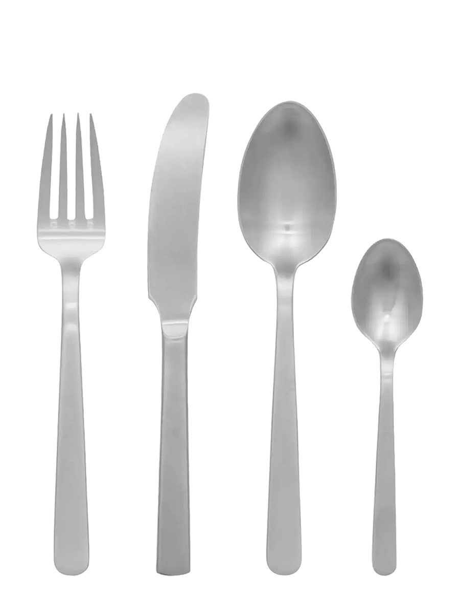 Kay Bojesen - Cutlery set, 16 pcs, Matte steel, Grand Prix - bestecksets - steel - 1