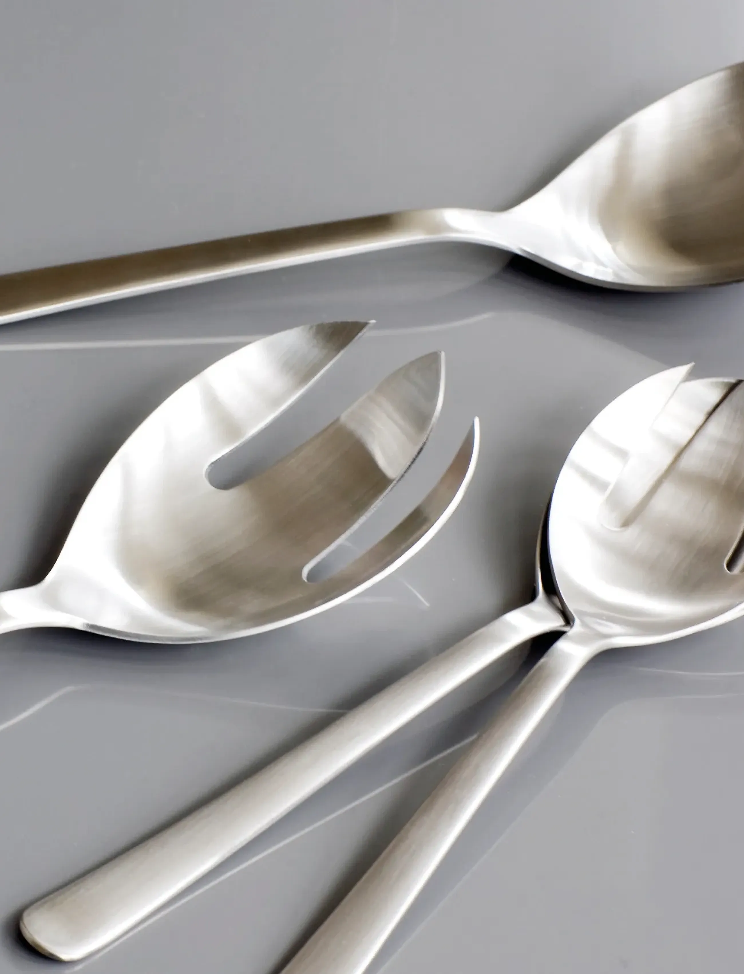 Kay Bojesen Salatsæt, 2 Dele, One Size, Spoons, Silber - Serving Homeware