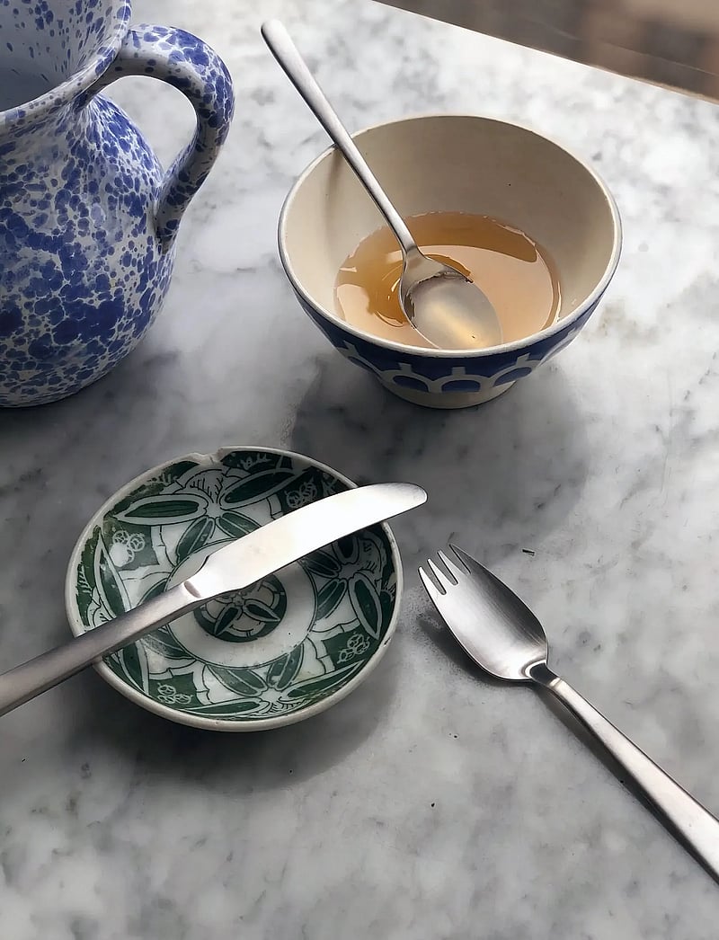 Kay Bojesen - Children’s set, large, 3 pcs, Matte steel, Grand Prix - deckchen - steel - 2