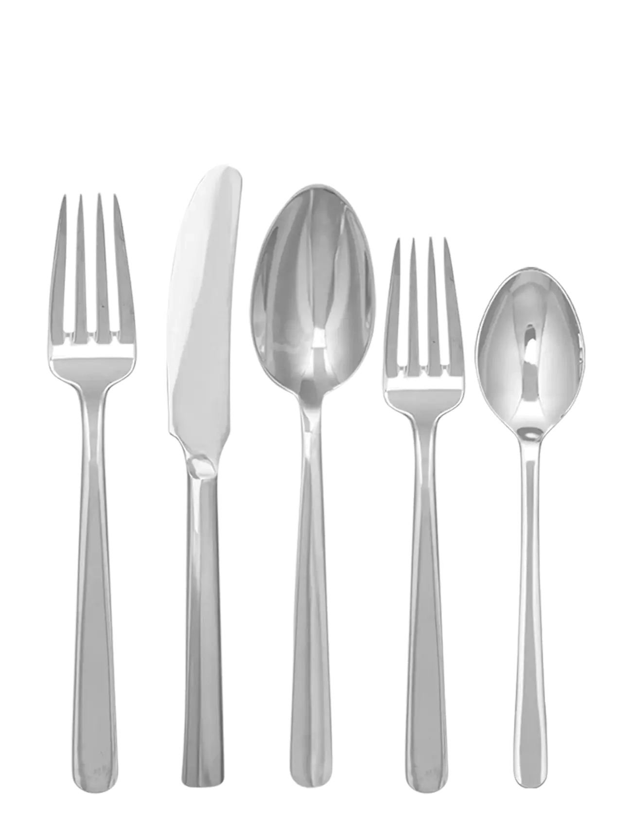 Kay Bojesen Cutlery set, 5 pcs, Polished steel, Grand Prix - Confirmation gifts - STEEL / silver