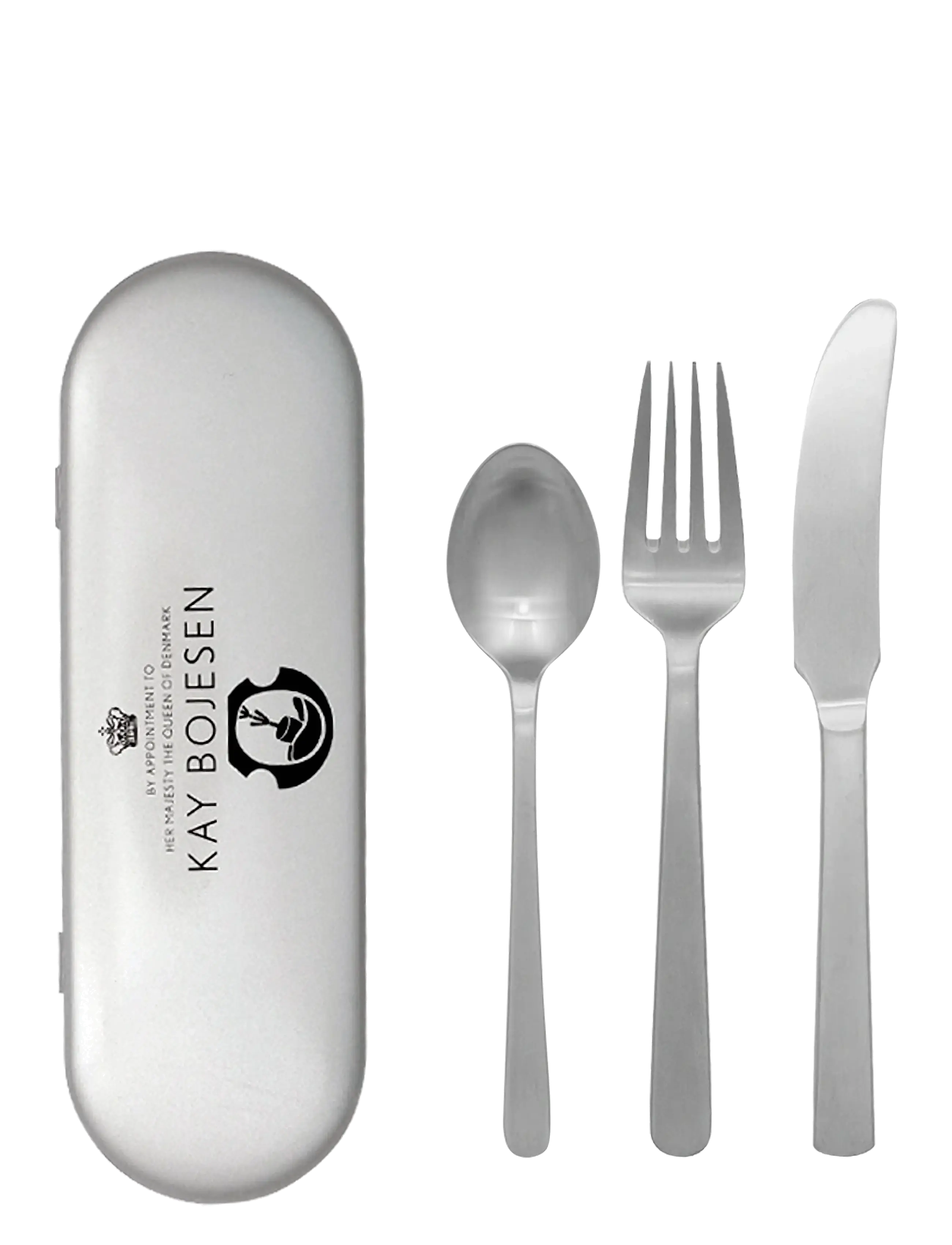 KAY BOJESEN Rejsesæt, 3 Dele Silber - One Size - Unisex