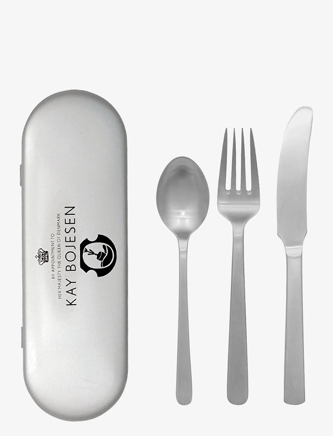Kay Bojesen - Rejsesæt, 3 dele - bestiksæt - steel - 0