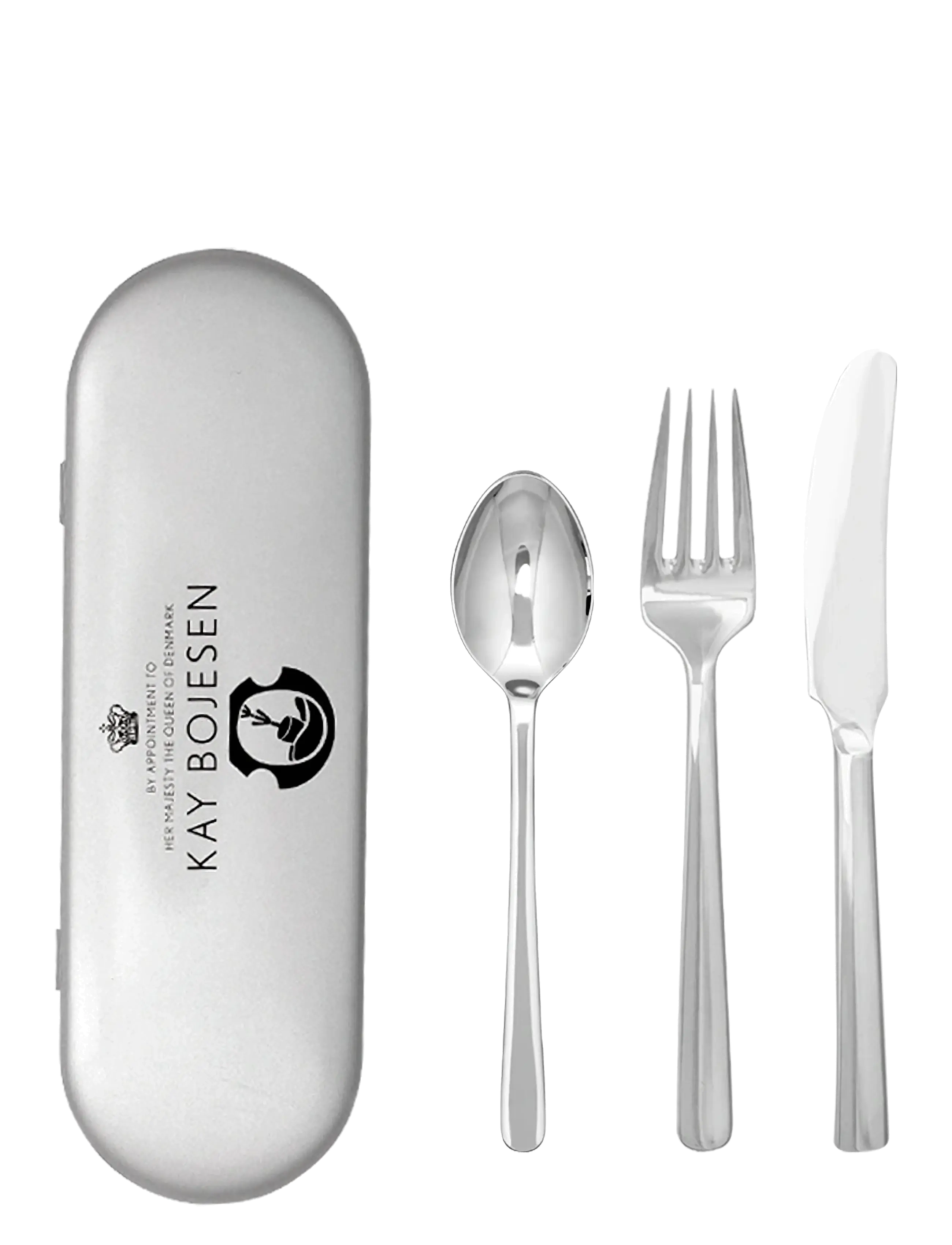 KAY BOJESEN Rejsesæt, 3 Dele Silber - One Size - Unisex