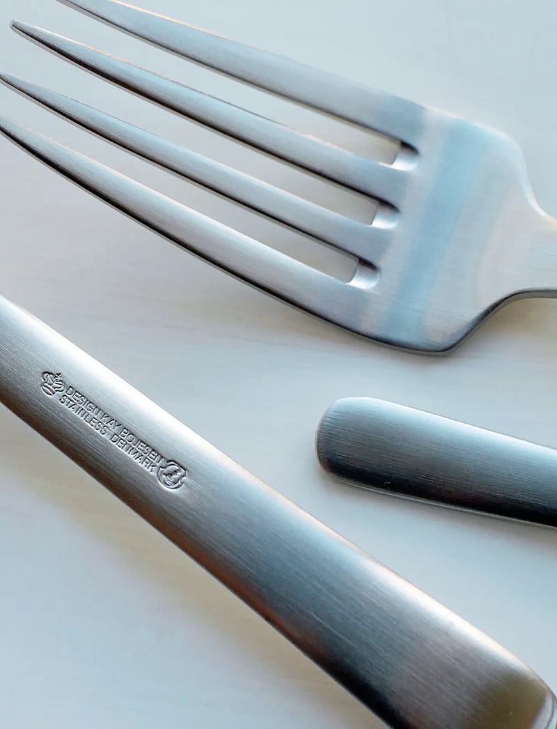 Kay Bojesen - Travel set, 3 pcs, Polished steel, Grand Prix - söögiriistakomplektid - steel - 1