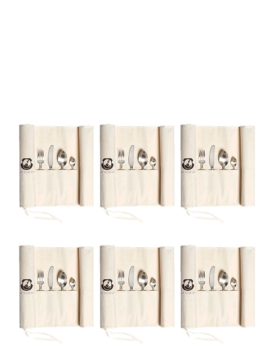 Kay Bojesen - Cutlery set, 24 pcs, Matte steel, Grand Prix - bestecksets - steel - 0