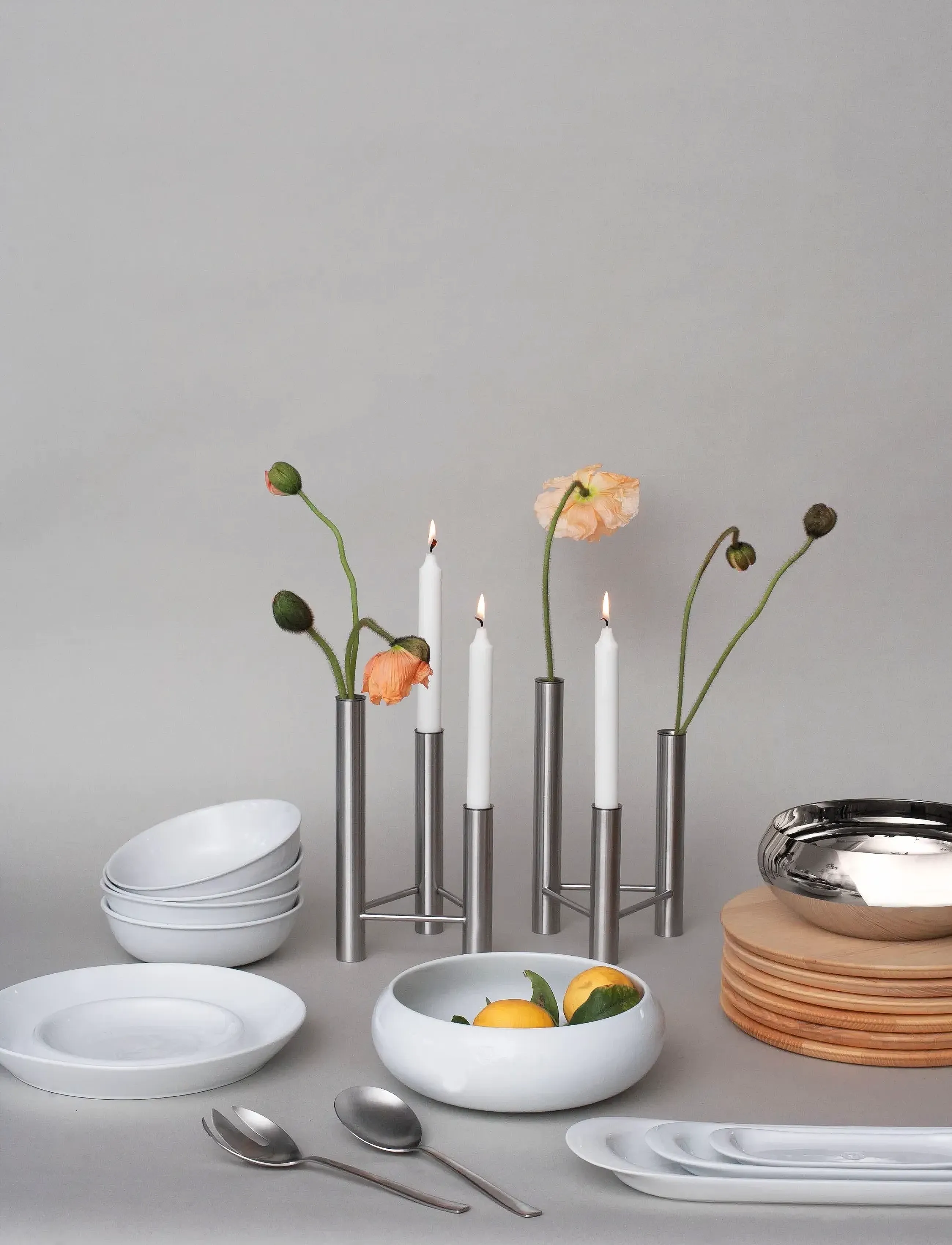 Kay Bojesen - Dish, white, RIPPLE - tapasbretter & -sets - white - 2