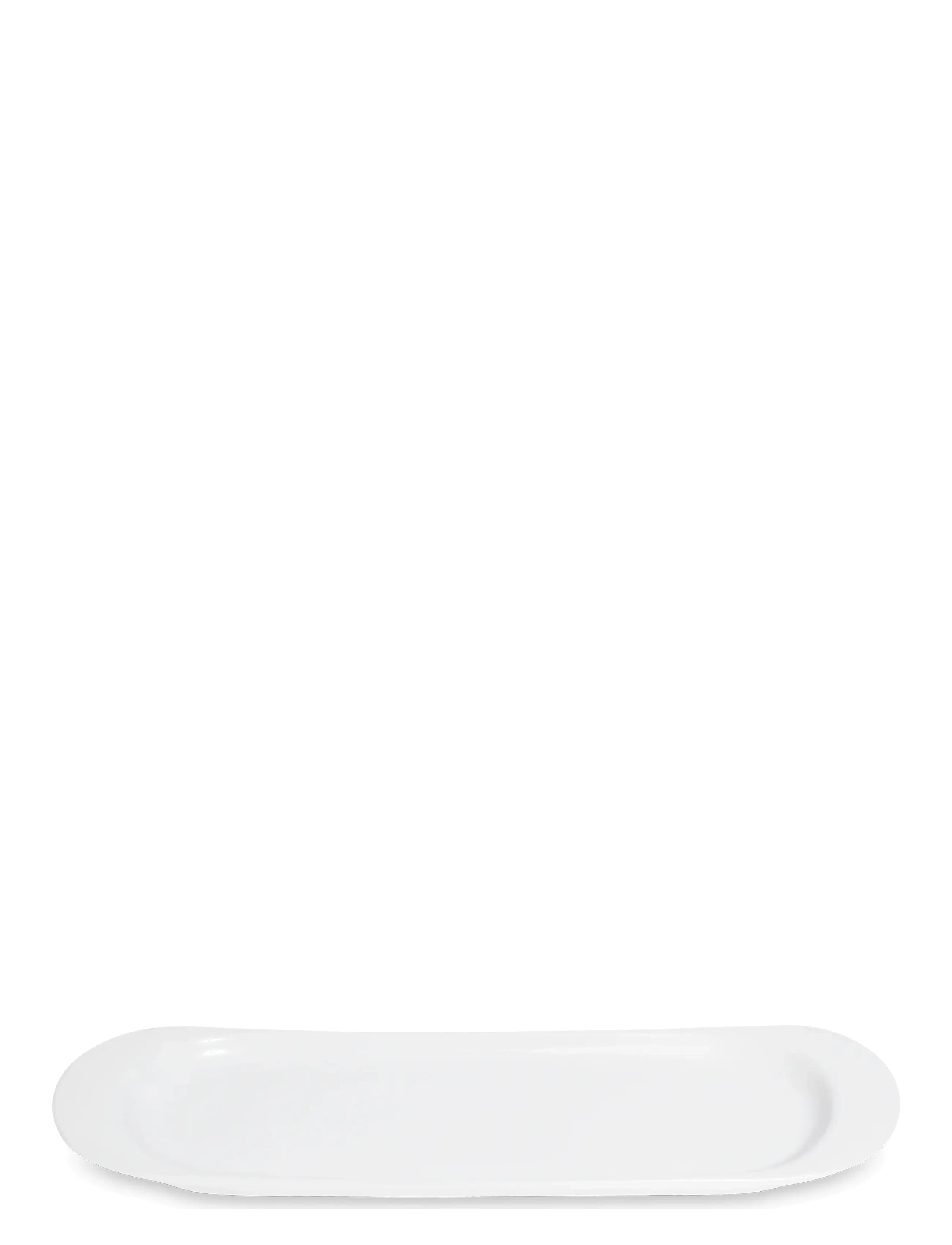 Dish, white, WING - WHITE