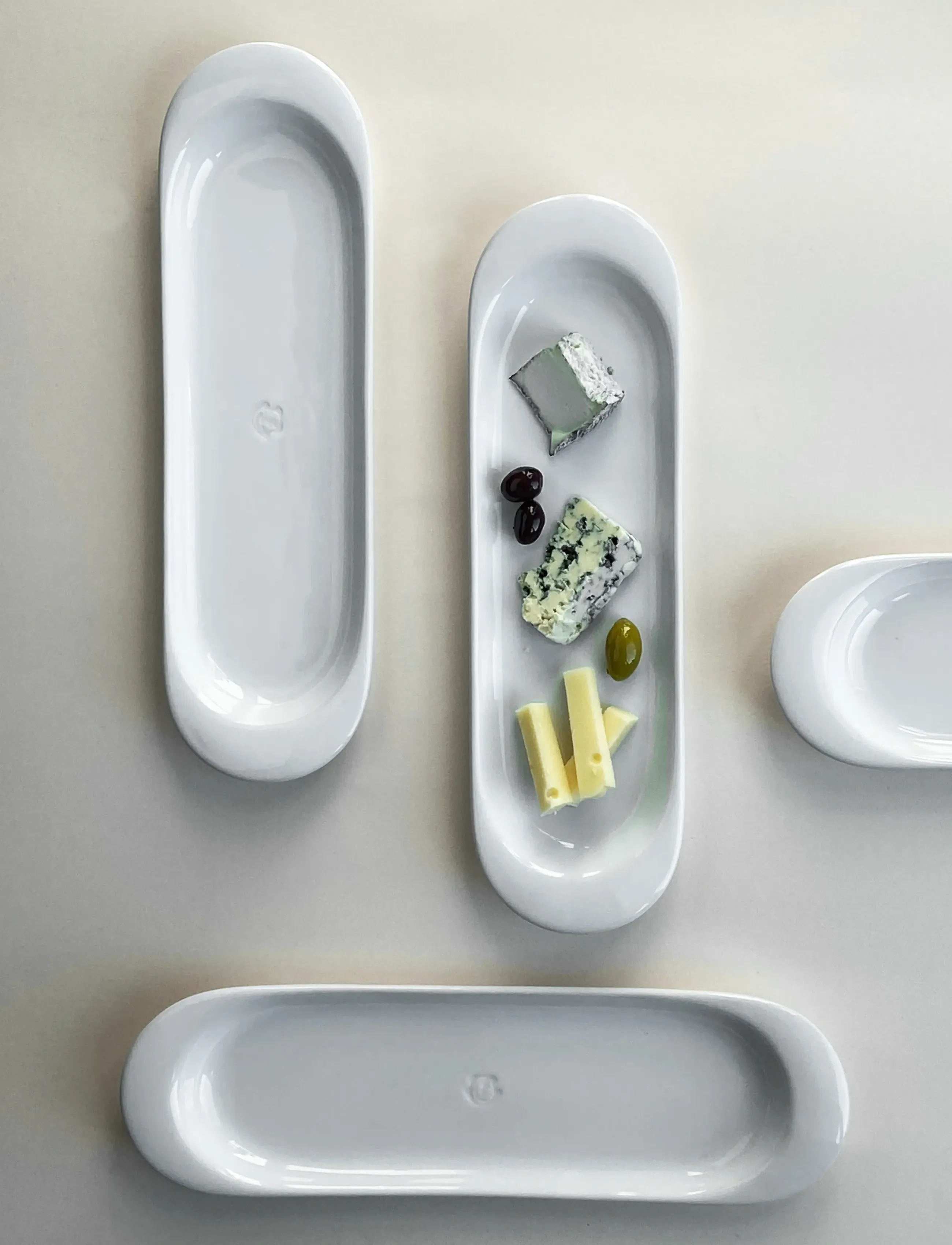 Kay Bojesen Wing Fad, 55 Cm, L:55 cm, Serving Dishes, Weiß - Platters, Homeware