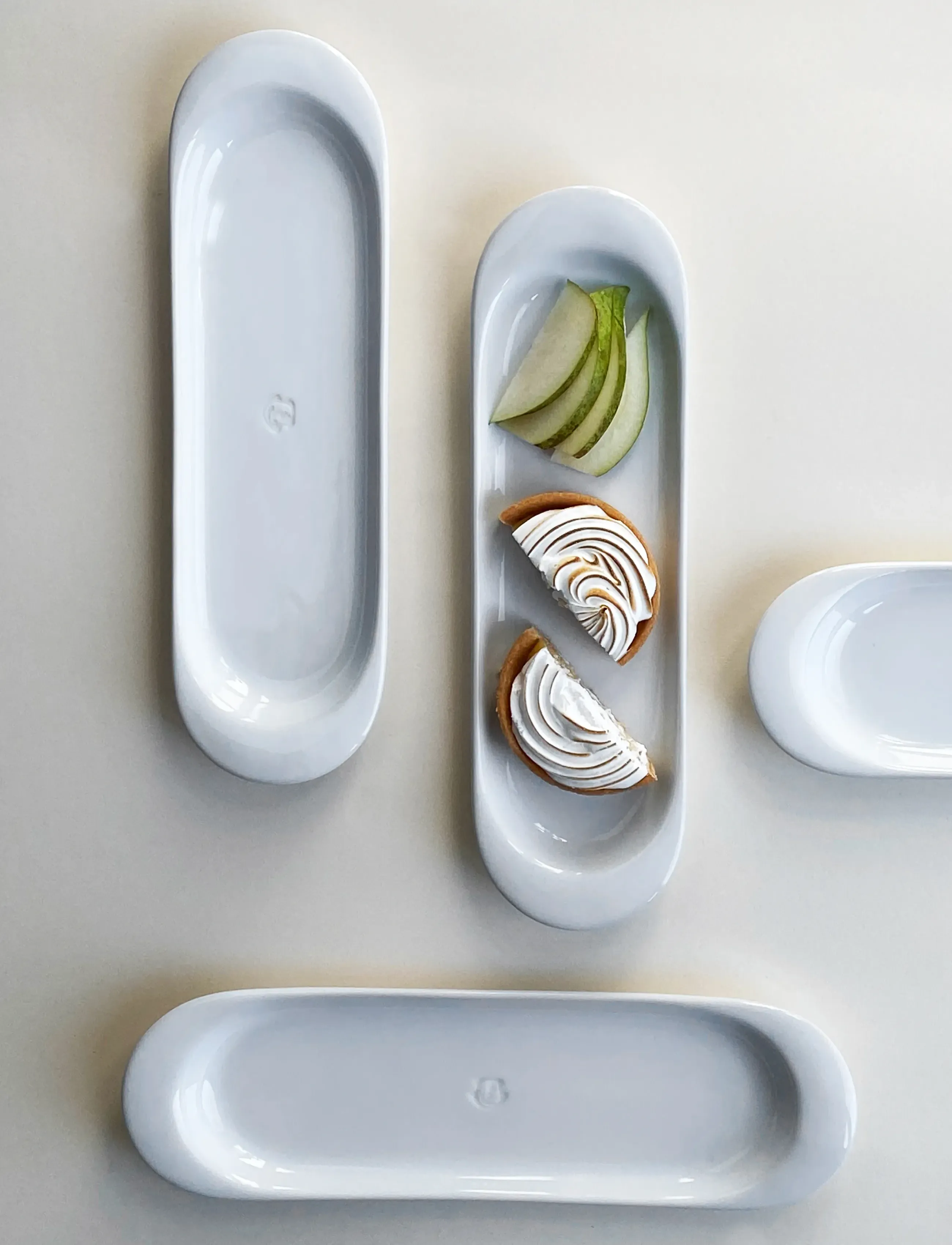 Kay Bojesen - Dish, white, WING - serving platters - white - 2
