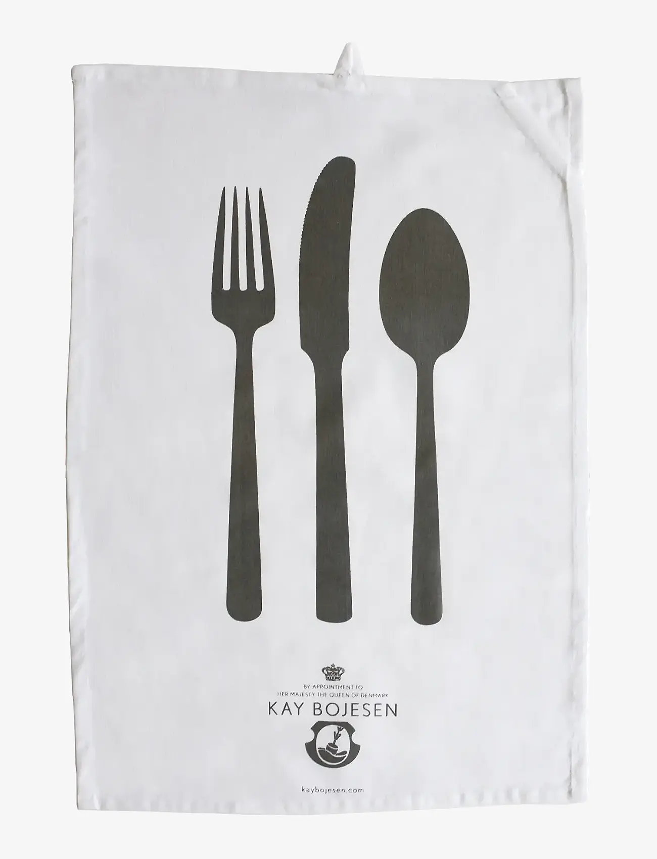 Kay Bojesen - Tea towel, 2 pcs, white, cotton, - küchenhandtücher - white - 0