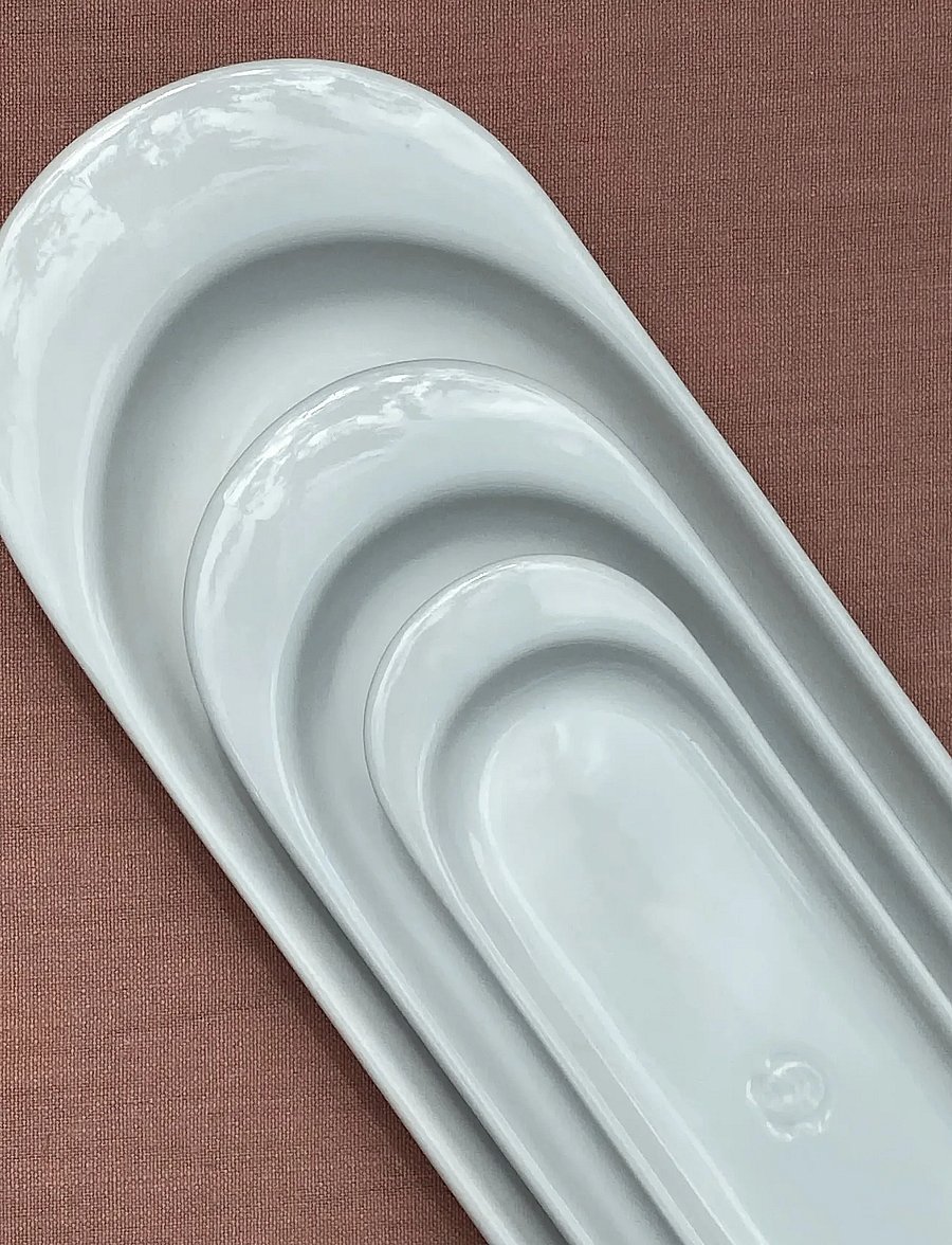 Kay Bojesen - Dishes, WING, 3 pieces, - servierplatten - white - 0