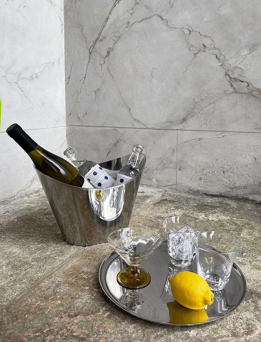 Kay Bojesen - Champagne cooler, polished steel - jää-ämbrid - steel - 5