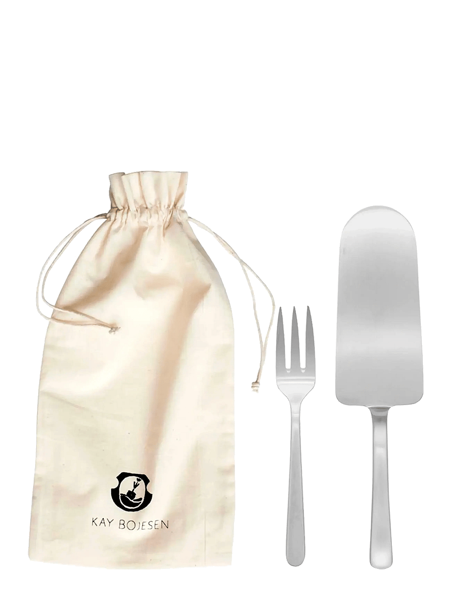 Kay Bojesen - Cake set, 5 pcs, Matte steel, Grand Prix - kuchenmesser - steel - 1