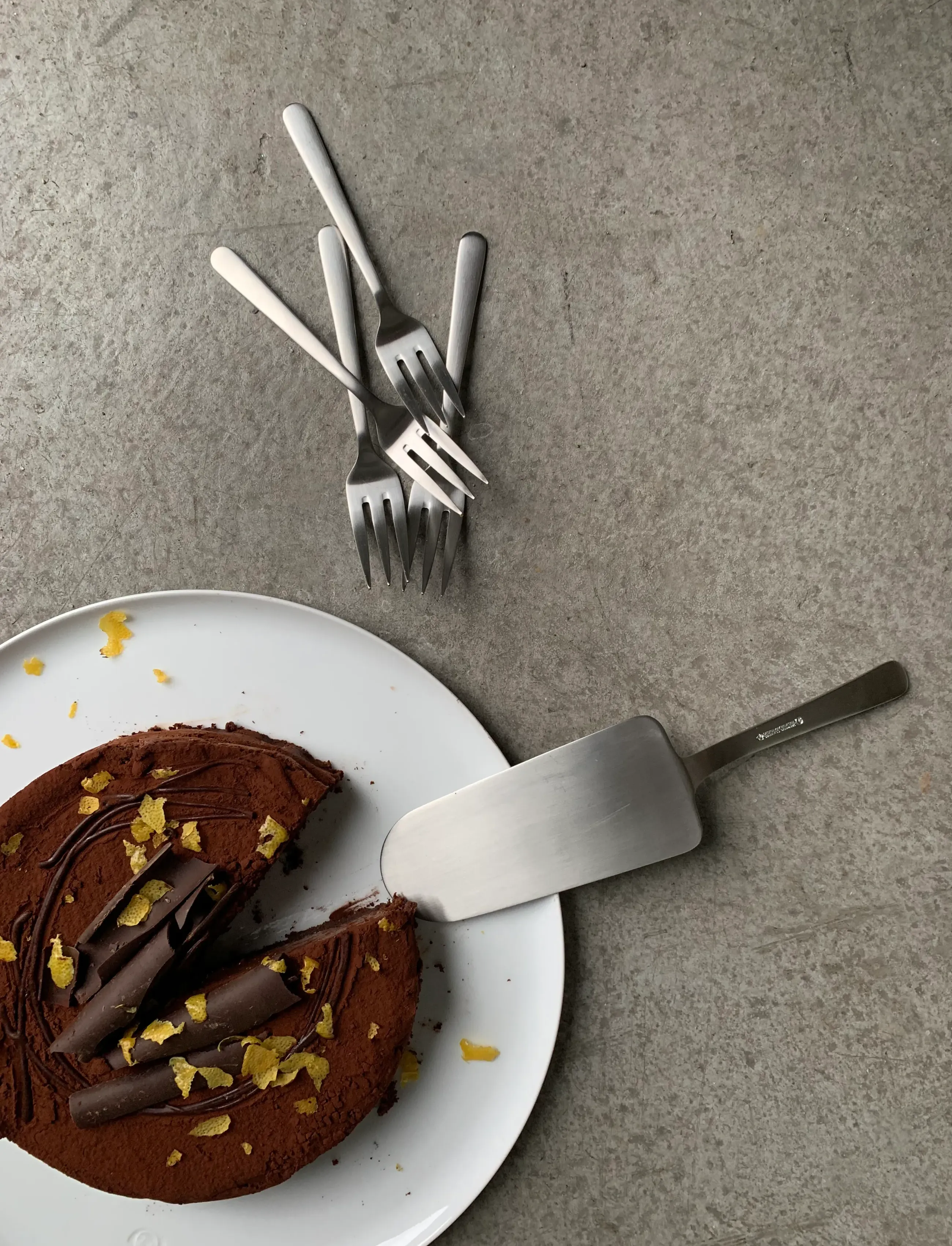 Kay Bojesen - Cake set, 5 pcs, Matte steel, Grand Prix - couteaux à gâteaux - steel - 4