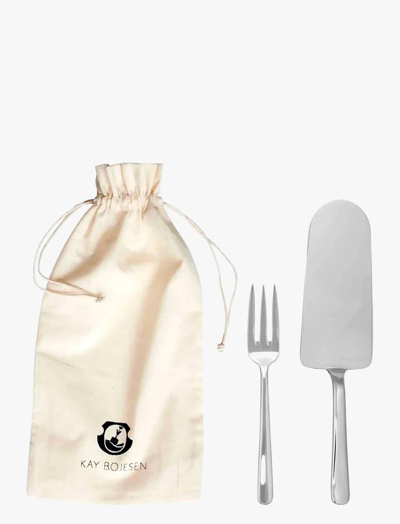 Kay Bojesen - Kagesæt, 5 dele - kageknive - steel - 0