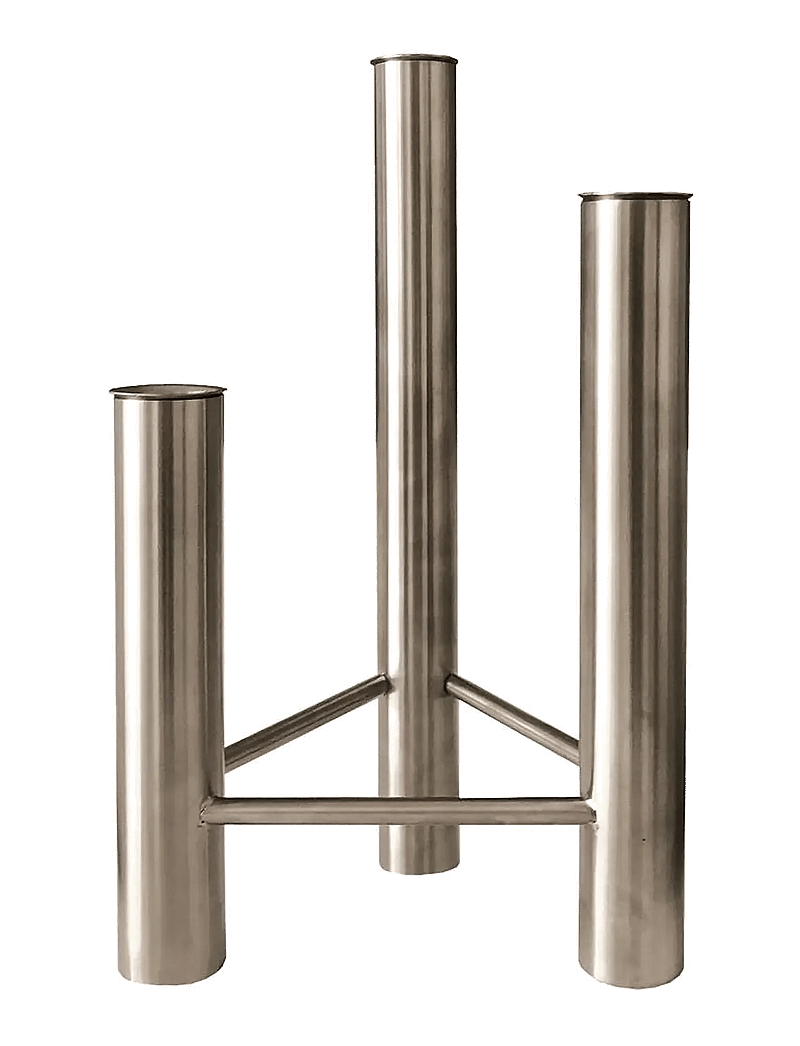 Kay Bojesen - Vase and candlestick, VISTA - nach preis einkaufen - polished steel - 1