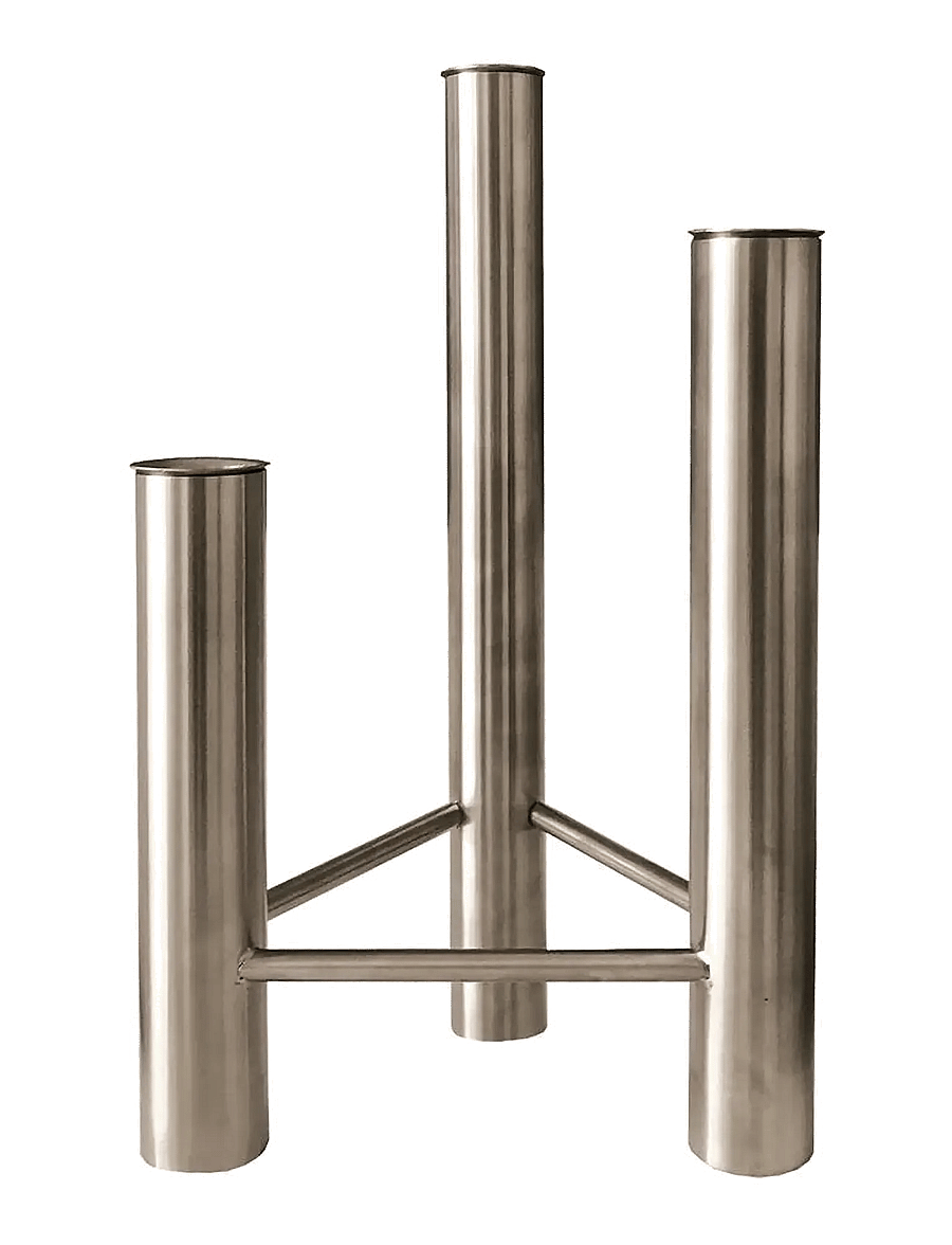 Kay Bojesen - Vase and candlestick, VISTA - nach preis einkaufen - polished steel - 1