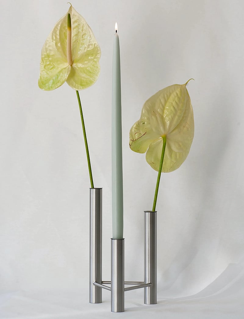 Kay Bojesen - Vase and candlestick, VISTA - nach preis einkaufen - polished steel - 3