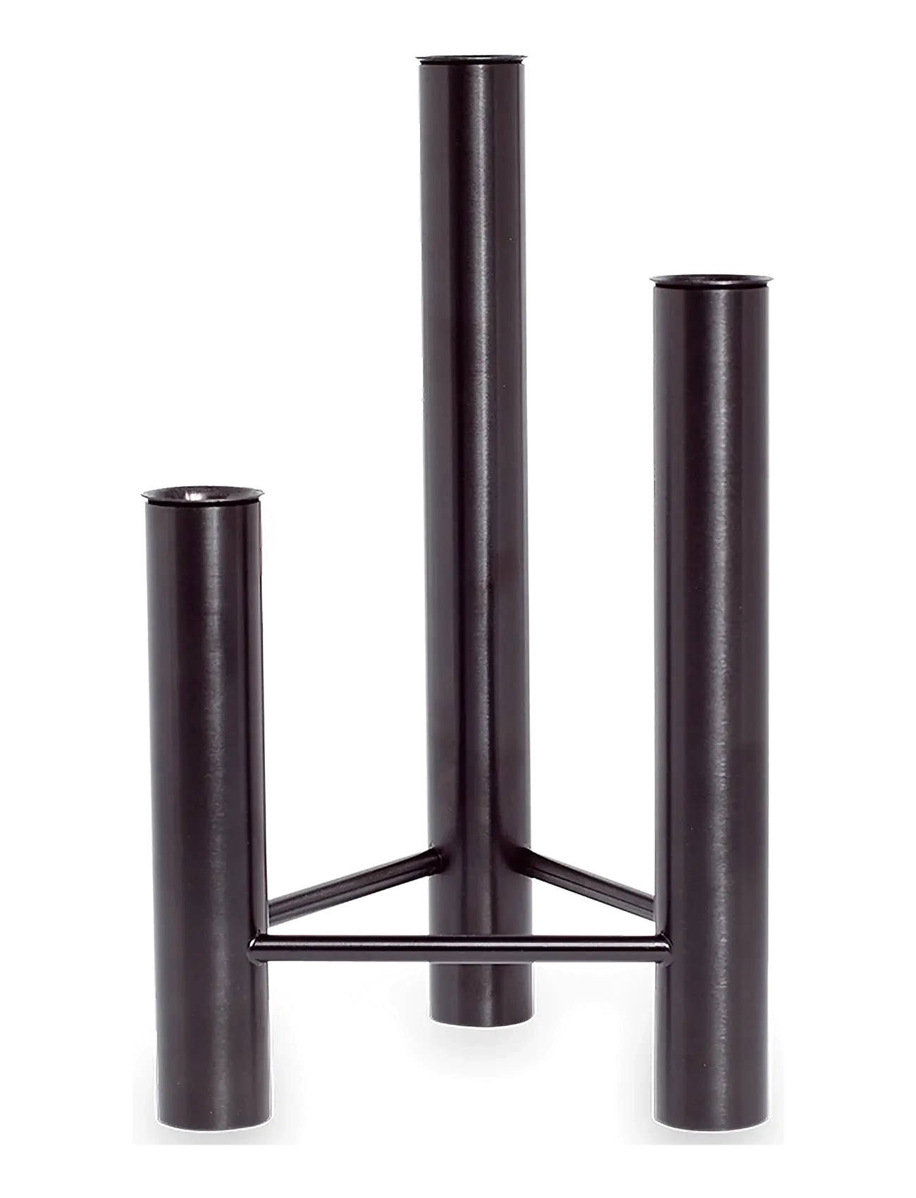 KAY BOJESEN Vista Vase Og Lysestage Schwarz - H:25.5CM - Unisex