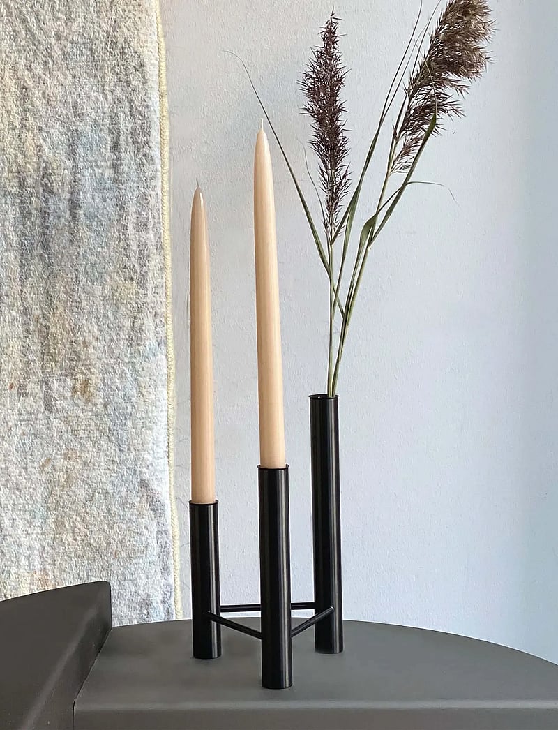 Kay Bojesen - Vase and candlestick, VISTA - nach preis einkaufen - black - 1