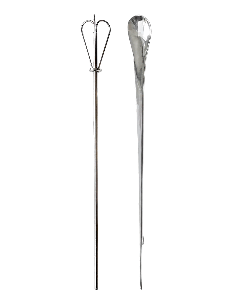 Kay Bojesen - Cocktail set, whisk and spoon, 2 pcs - Šeikerid ja kokteilivahendid - steel - 0