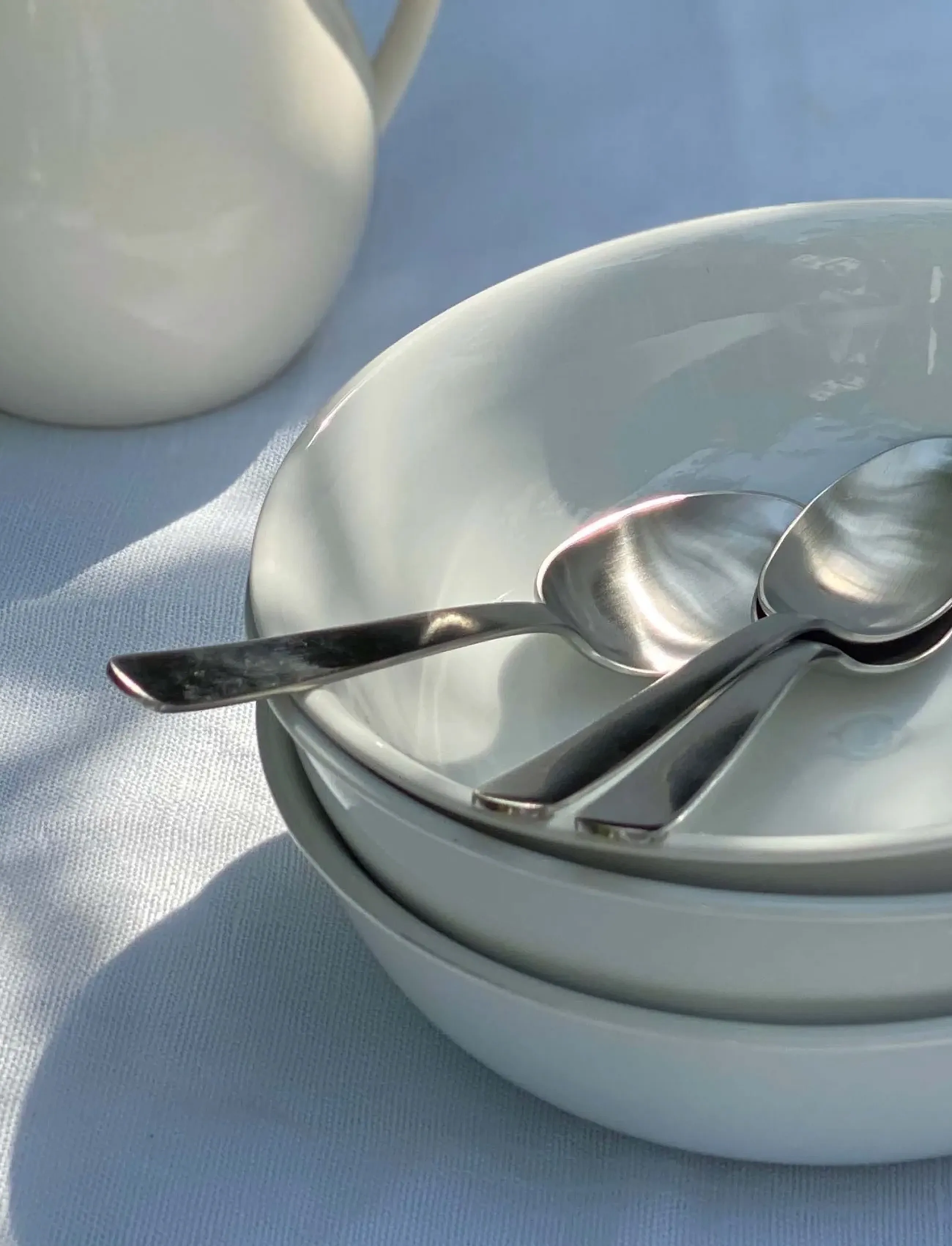 Kay Bojesen - Dinner spoon, Matte steel, Grand Prix - steel - 2