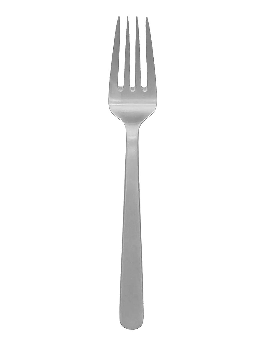 Kay Bojesen - Lunch fork, Matte steel, Grand Prix - kahvlid - steel - 1