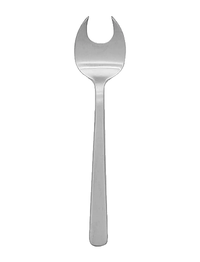 Kay Bojesen Oyster fork, Matte steel, Grand Prix - Astiat - STEEL / silver