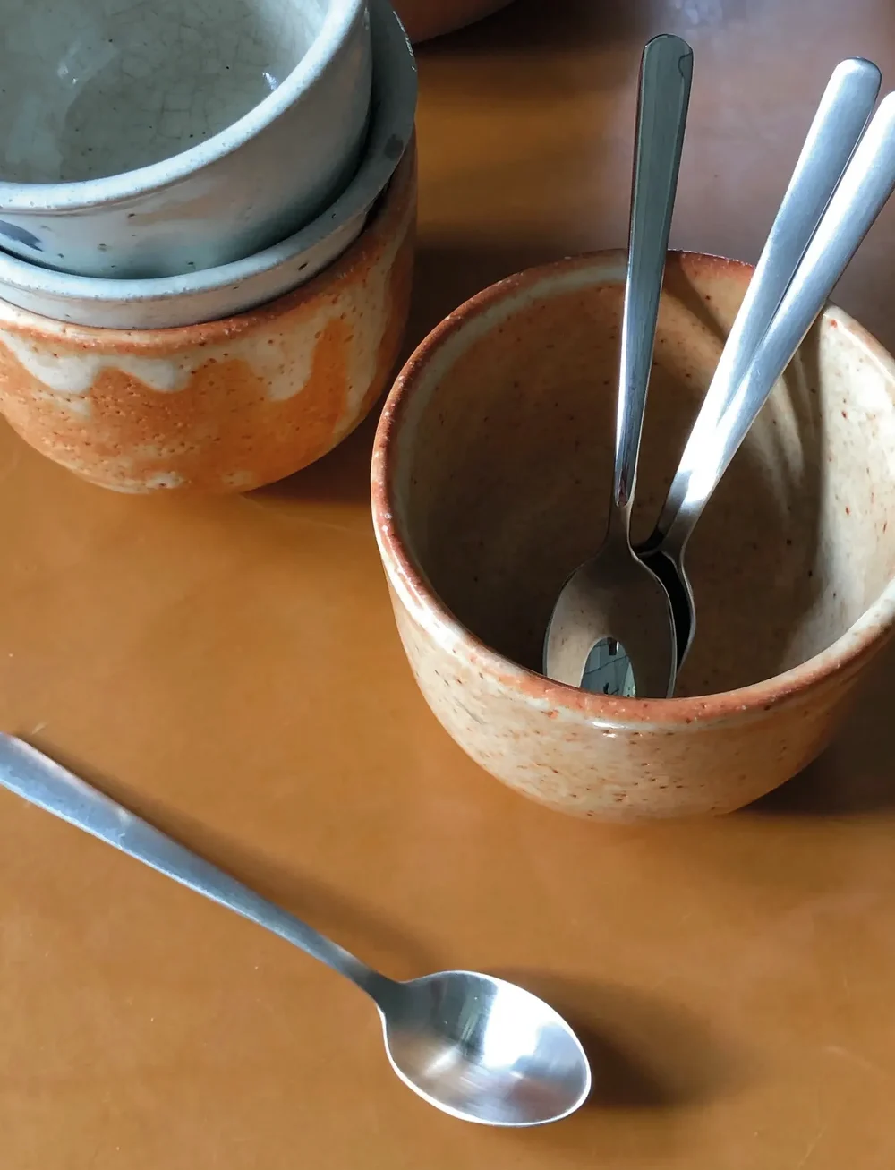 Kay Bojesen - Teaspoon, Matte steel, Grand Prix - tee- ja kohvilusikad - steel - 1