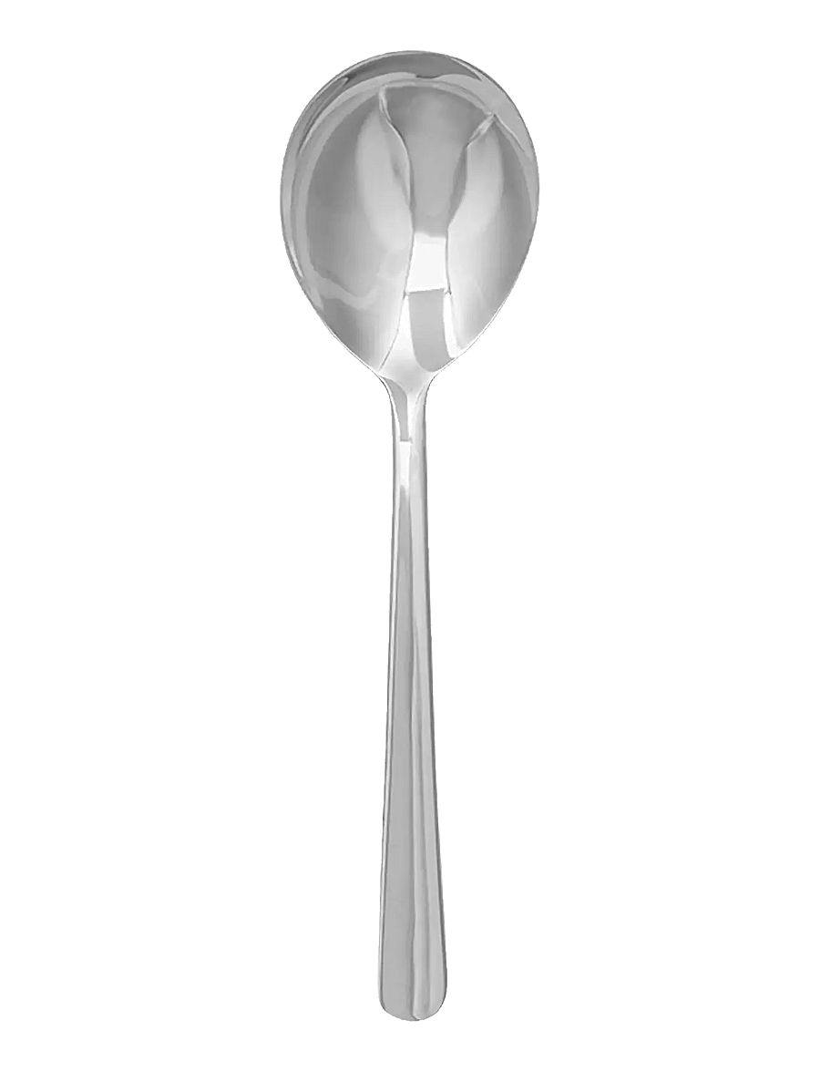 Kay Bojesen - Small Serving spoon, Polished steel, Grand Prix - serveerimislusikad - steel - 0