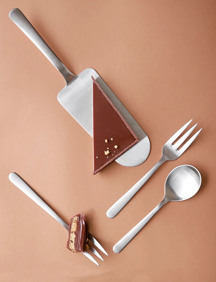 Kay Bojesen - Cake server, Matte steel, Grand Prix - kooginoad - steel - 3