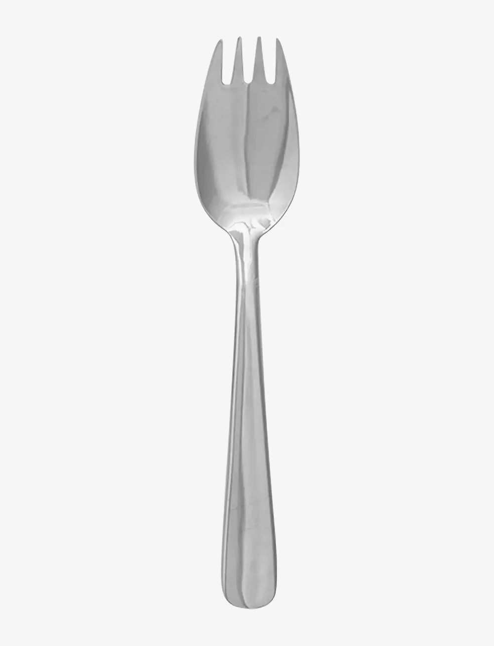 Kay Bojesen - Serving fork (carving), Polished steel, Grand Prix - servierlöffel - steel - 0